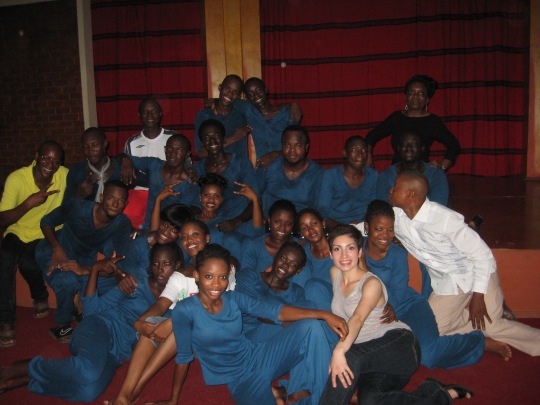Banjul students after "Mystical Strings"
