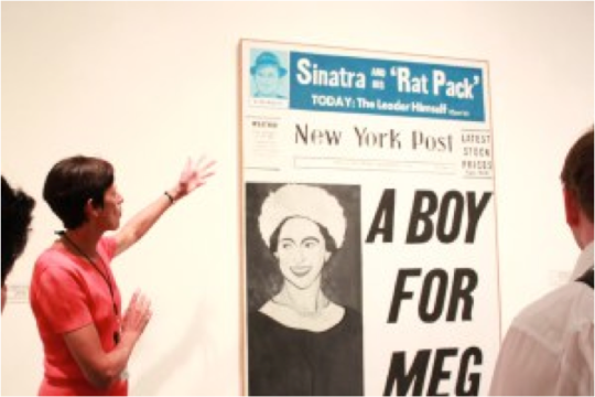 Andy Warhol, "A boy for Meg," 1962 http://gloriajoh.wordpress.com/tour/ 