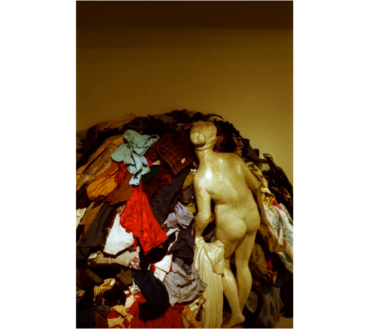 Michelangelo Pistoletto, Venus of the Rags (1967, 74) To be a true ecologist today, one must re-establish the aesthetics of beauty within the realm of human trash and material waste. –Slavoj Žižek http://www.escapeintolife.com/art-reviews/michelangelo-pistoletto-venus-of-rags/ 